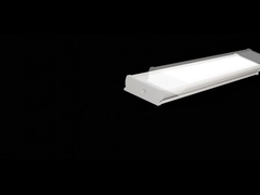 Waterproof 2ft Fluorescent Light fixture LED Batten Lights with Switchable CCT&Power