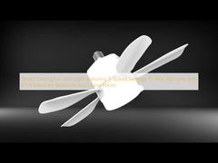Smart Ceiling Fan with Light featuring 3-Speed Settings 15-Year Warranty and IP54 Rated for Bedroom and Living Room
